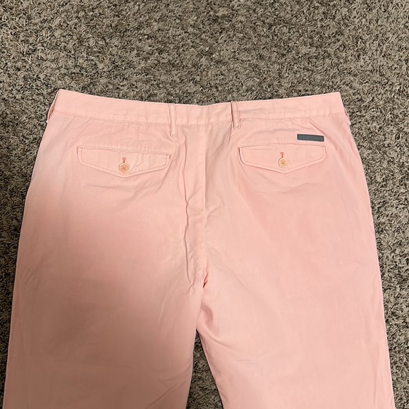 Burberry Men’s Peach Slim Fit Chino Pants - Picture 7 of 11